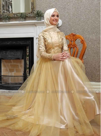 Robe De Soirée Princesse Sublime Pour Hijab  2