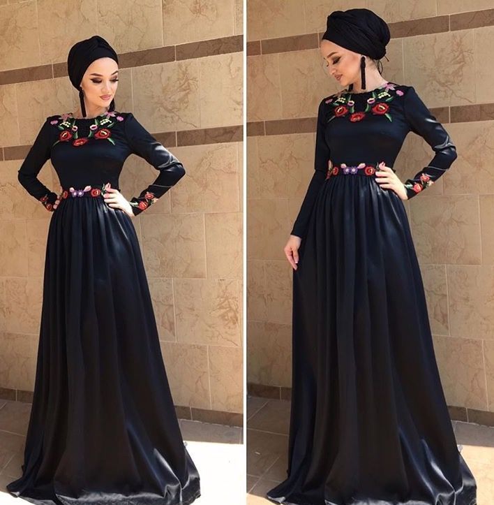 robe longue hijab  moderne astuces hijab 